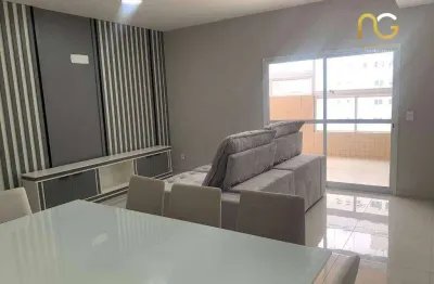 Apartamento com 2 dormitórios à venda, 126 m² por r$ 1.450.000,00 - vila guilhermina - praia grande/sp