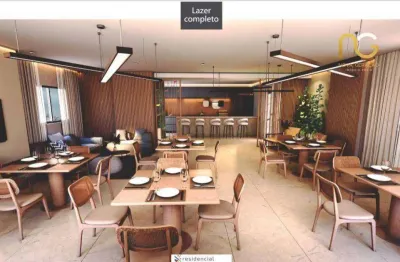 Apartamento com 3 dormitórios à venda, 90 m² por r$ 686.624,00 - vila guilhermina - praia grande/sp