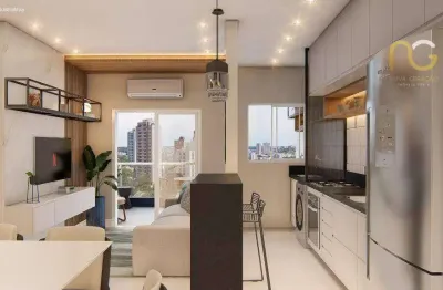 Apartamento garden com 2 dormitórios à venda, 67 m² por r$ 521.650,00 - vila guilhermina - praia grande/sp