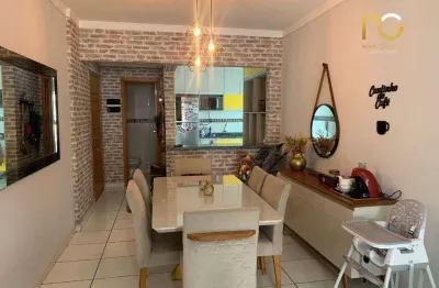 Apartamento com 2 dormitórios à venda, 111 m² por r$ 540.000,00 - tupi - praia grande/sp