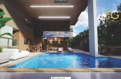 Apartamento com 2 dormitórios à venda, 63 m² por r$ 531.818,18 - vila guilhermina - praia grande/sp