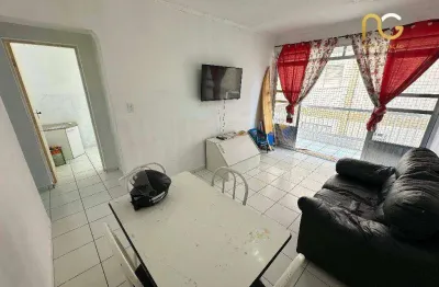 Apartamento com 1 dormitório à venda, 45 m² por r$ 220.000,00 - caiçara - praia grande/sp