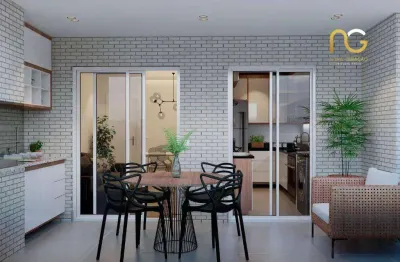 Apartamento com 1 dormitório à venda, 48 m² por r$ 508.333,33 - boqueirão - praia grande/sp