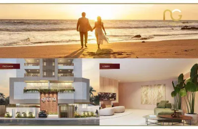 Apartamento com 1 dormitório à venda, 51 m² por r$ 435.000,00 - vila caiçara - praia grande/sp