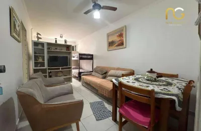 Kitnet com 1 dormitório à venda, 39 m² por r$ 240.000,00 - vila guilhermina - praia grande/sp