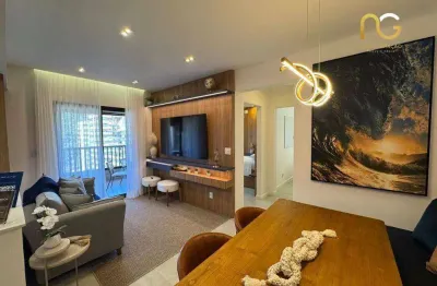 Apartamento com 2 dormitórios à venda, 74 m² por r$ 969.000,00 - canto do forte - praia grande/sp