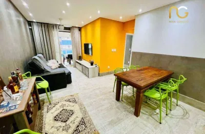 Apartamento com 2 dormitórios à venda, 82 m² por r$ 962.000,00 - canto do forte - praia grande/sp