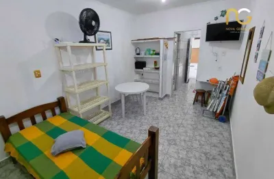 Kitnet com 1 dormitório à venda, 33 m² por r$ 185.000,00 - jardim imperador - praia grande/sp