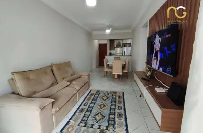 Apartamento com 2 dormitórios à venda, 77 m² por r$ 430.000,00 - aviação - praia grande/sp