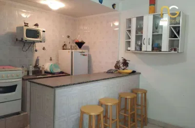 Kitnet com 1 dormitório à venda, 30 m² por r$ 148.000,00 - balneário flórida - praia grande/sp