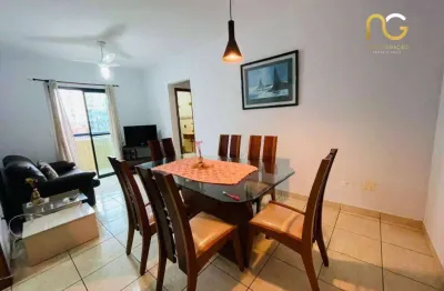 Apartamento com 2 dormitórios à venda, 85 m² por r$ 405.000,00 - vila guilhermina - praia grande/sp