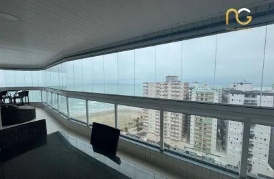 Apartamento com 3 dormitórios à venda, 152 m² por r$ 1.500.000,00 - tupi - praia grande/sp