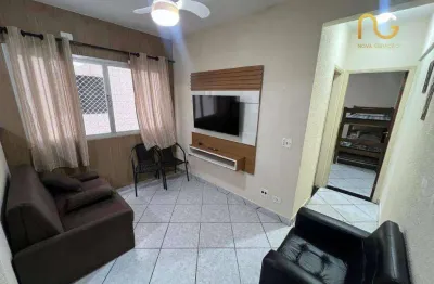 Apartamento com 1 dormitório à venda, 37 m² por r$ 300.000,00 - aviação - praia grande/sp