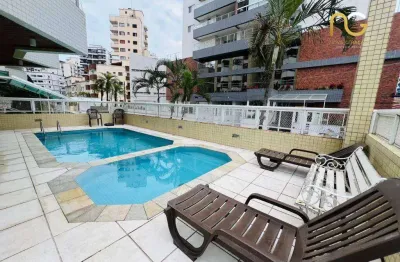 Apartamento com 2 dormitórios à venda, 72 m² por r$ 400.000,00 - vila guilhermina - praia grande/sp
