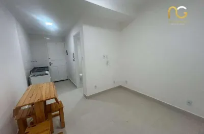 Kitnet com 1 dormitório à venda, 28 m² por r$ 210.000,00 - canto do forte - praia grande/sp