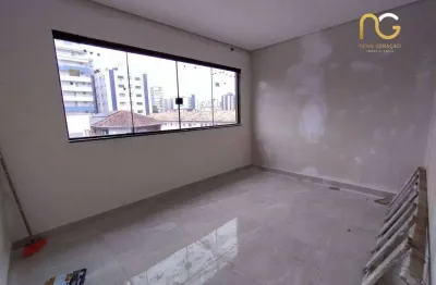 Casa assobradada triplex em condominio 03 dormitorios 03 suites - guilhermina/praia grande-sp