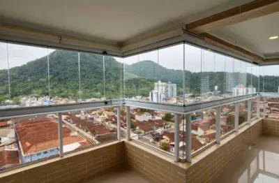 Apartamento com 3 dormitórios à venda, 104 m² por r$ 1.050.000,00 - canto do forte - praia grande/sp