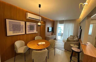 Apartamento com 2 dormitórios à venda, 78 m² por r$ 921.000,00 - vila guilhermina - praia grande/sp