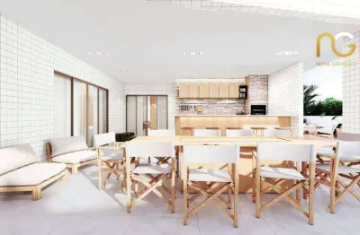 Apartamento com 3 dormitórios à venda, 119 m² por r$ 1.077.000,00 - aviação - praia grande/sp