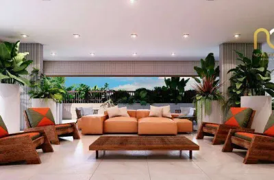 Apartamento com 3 dormitórios à venda, 152 m² por r$ 1.374.000,00 - aviação - praia grande/sp