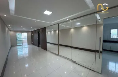 Apartamento com 3 dormitórios à venda, 127 m² por r$ 1.100.000,00 - boqueirão - praia grande/sp