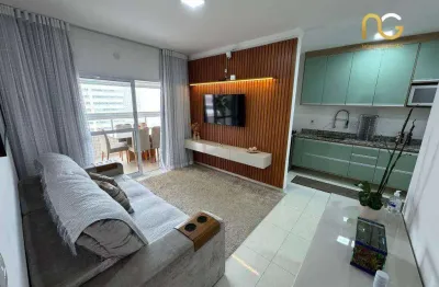 Apartamento com 2 dormitórios à venda, 78 m² por r$ 570.000,00 - vila guilhermina - praia grande/sp