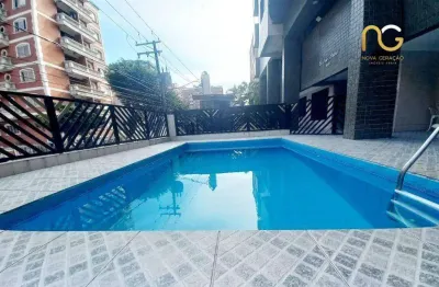 Apartamento com 2 dormitórios à venda, 84 m² por r$ 425.000,00 - tupi - praia grande/sp