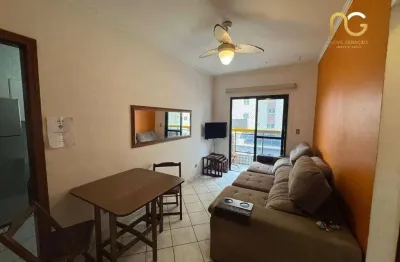 Apartamento com 1 dormitório à venda, 56 m² por r$ 325.000,00 - aviação - praia grande/sp