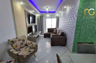 Apartamento com 3 dormitórios à venda, 130 m² por r$ 550.000,00 - vila assunção - praia grande/sp