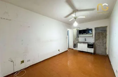 Kitnet com 1 dormitório à venda, 36 m² por r$ 200.000,00 - boqueirão - praia grande/sp