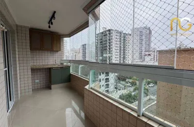 Apartamento com 1 dormitório à venda, 55 m² por r$ 389.900,00 - canto do forte - praia grande/sp