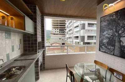 Apartamento com 2 dormitórios à venda, 105 m² por r$ 699.000,00 - canto do forte - praia grande/sp
