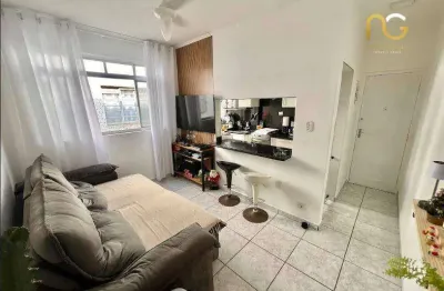 Apartamento com 2 dormitórios à venda, 52 m² por r$ 330.000,00 - boqueirão - praia grande/sp