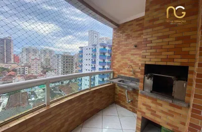 Apartamento com 2 dormitórios à venda, 70 m² por r$ 415.000,00 - tupi - praia grande/sp