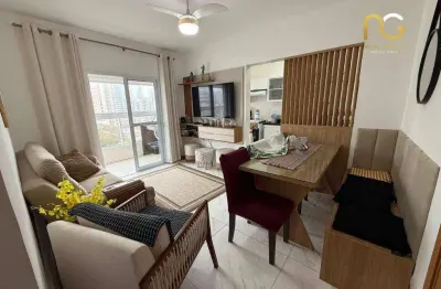 Apartamento com 2 dormitórios à venda, 67 m² por r$ 653.000,00 - vilamar - praia grande/sp