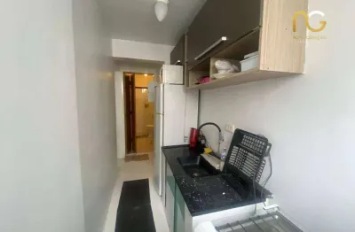 Kitnet com 1 dormitório à venda, 38 m² por r$ 235.000 - vila guilhermina - praia grande/sp