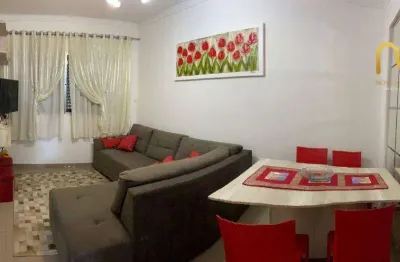 Apartamento com 1 dormitório à venda, 38 m² por r$ 245.000,00 - vila guilhermina - praia grande/sp
