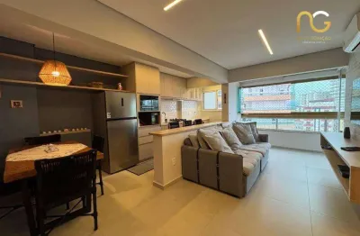 Apartamento com 1 dormitório à venda, 47 m² por r$ 365.000,00 - vilamar - praia grande/sp