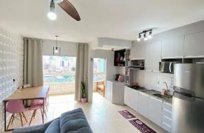 Apartamento com 2 dormitórios à venda, 59 m² por r$ 465.000,00 - vila guilhermina - praia grande/sp