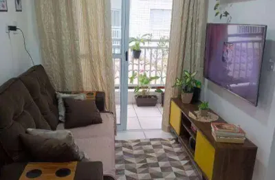 Apartamento com 2 dormitórios à venda, 50 m² por r$ 342.000,00 - aviação - praia grande/sp