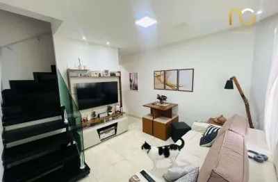 Sobrado com 2 dormitórios à venda, 57 m² por r$ 330.000,00 - vila caiçara - praia grande/sp