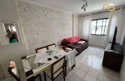 Apartamento beira mar com 2 dormitórios à venda, 63 m² por r$ 375.000 - vila guilhermina - praia grande/sp