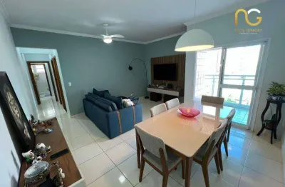 Apartamento com 2 dormitórios à venda, 102 m² por r$ 620.000,00 - tupi - praia grande/sp