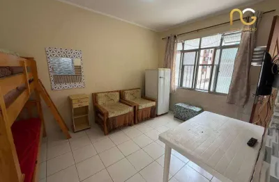 Apartamento beira mar com 1 dormitório à venda, 43 m² por r$ 240.000 - vila guilhermina - praia grande/sp