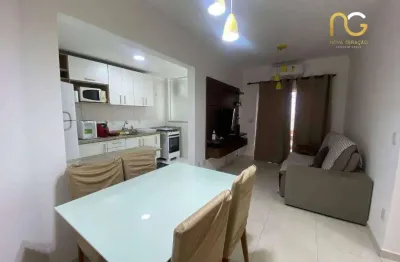 Apartamento com 1 dormitório à venda, 57 m² por R$ 430.000,00 - Vila Guilhermina - Praia Grande/SP
