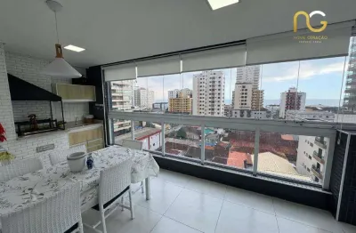 Apartamento com 3 dormitórios à venda, 132 m² por r$ 1.100.000,00 - tupi - praia grande/sp
