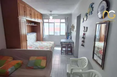 Kitnet com 1 dormitório à venda, 36 m² por r$ 275.000,00 - boqueirão - praia grande/sp