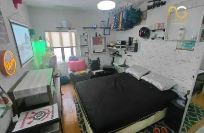 Kitnet com 1 dormitório à venda, 24 m² por R$ 187.000,00 - Boqueirão - Praia Grande/SP