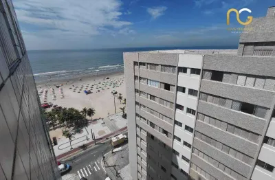 Apartamento vista mar com 1 dormitório à venda, 52 m² por R$ 299.000 - Aviação - Praia Grande/SP