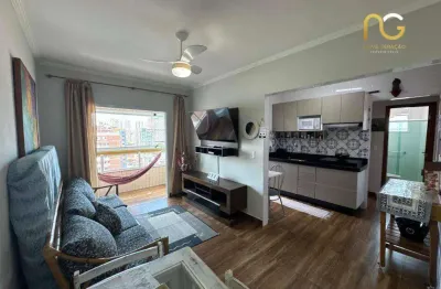 Apartamento com 1 dormitório à venda, 48 m² por r$ 325.000,00 - tupi - praia grande/sp